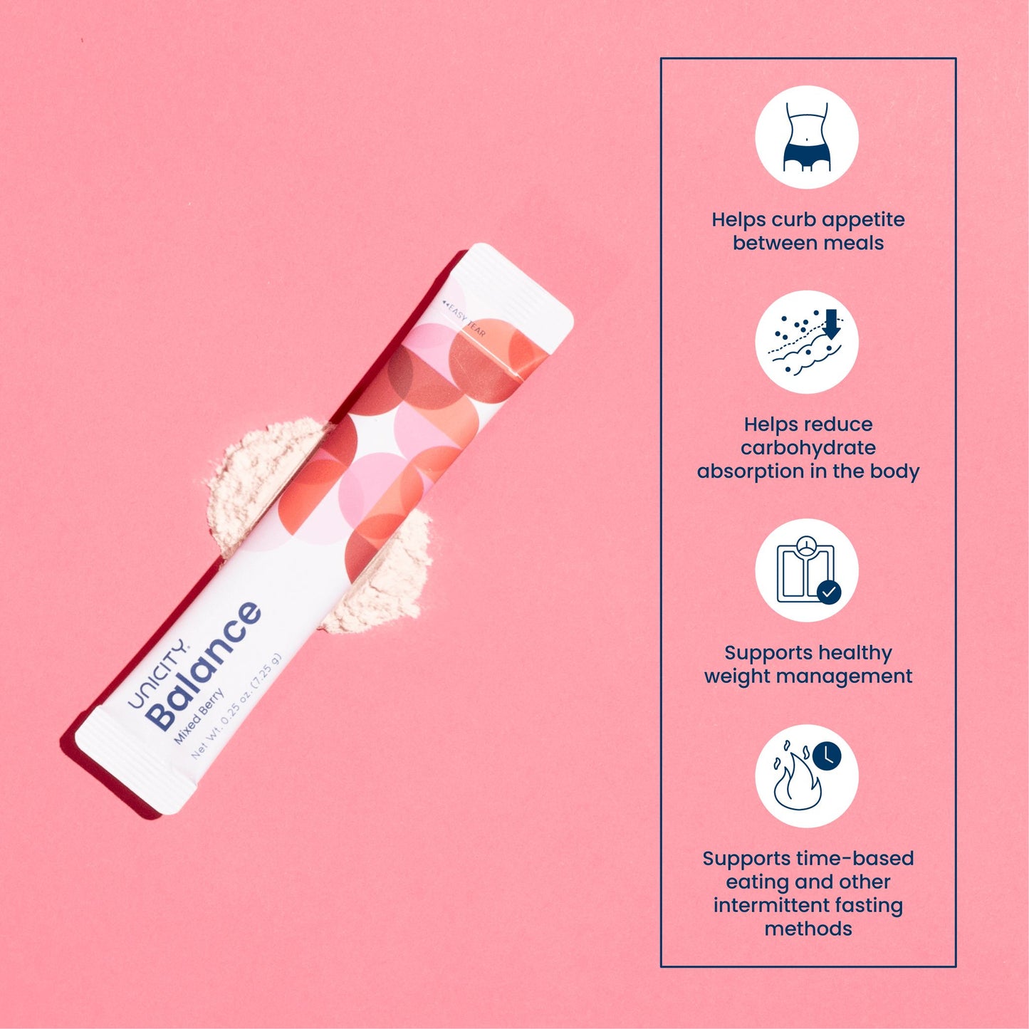 Balance Mixed Berry – Ballaststoffdrink von Unicity (30 oder 60 Sachets)