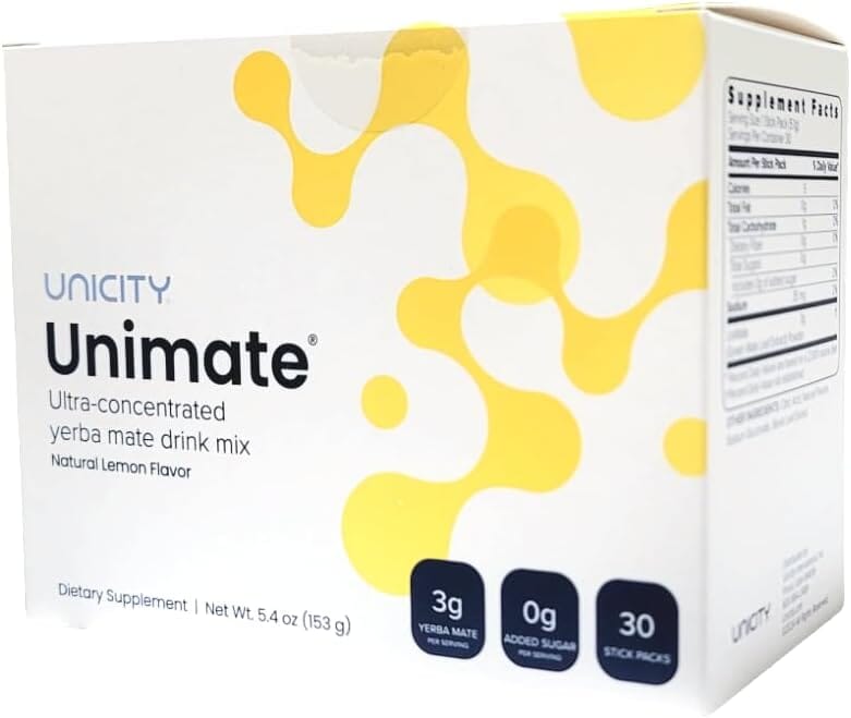 UNICITY Unimate Lemon Verpackung mit 30 Portionen